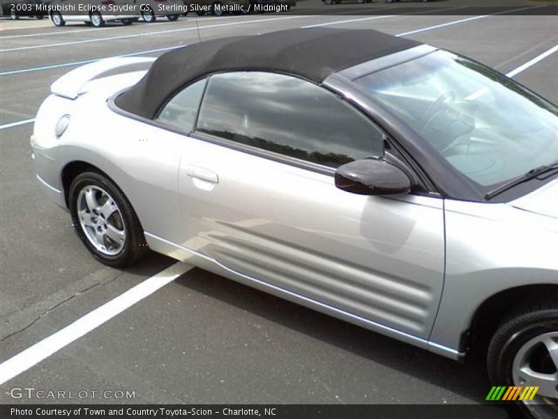 Sterling Silver Metallic / Midnight 2003 Mitsubishi Eclipse Spyder GS