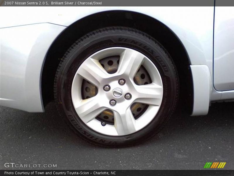 Brilliant Silver / Charcoal/Steel 2007 Nissan Sentra 2.0 S