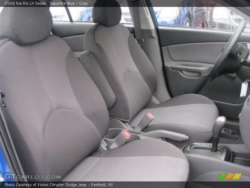 Sapphire Blue / Gray 2009 Kia Rio LX Sedan