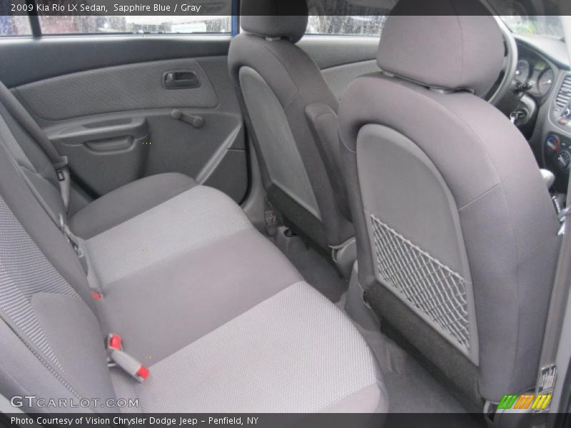Sapphire Blue / Gray 2009 Kia Rio LX Sedan