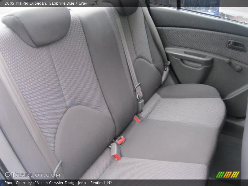 Sapphire Blue / Gray 2009 Kia Rio LX Sedan
