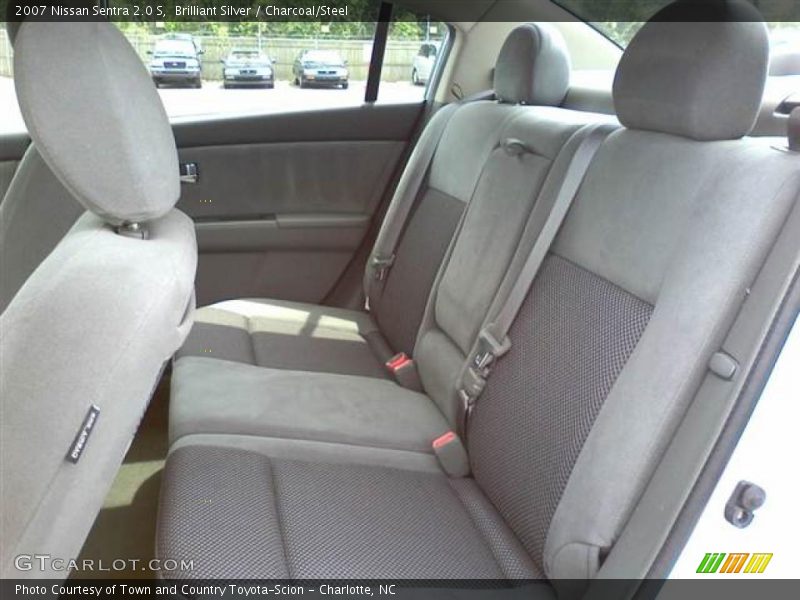 Brilliant Silver / Charcoal/Steel 2007 Nissan Sentra 2.0 S
