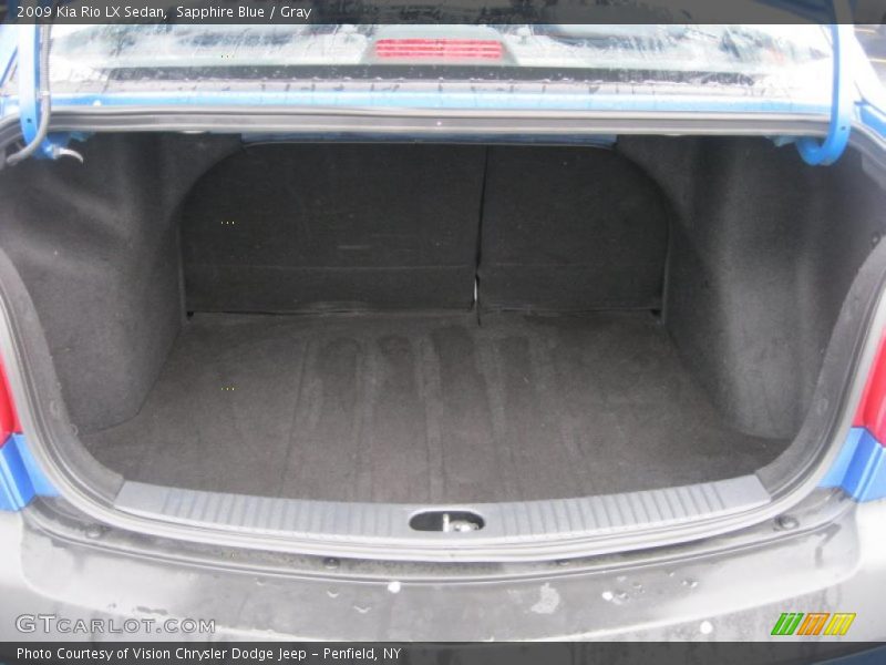Sapphire Blue / Gray 2009 Kia Rio LX Sedan