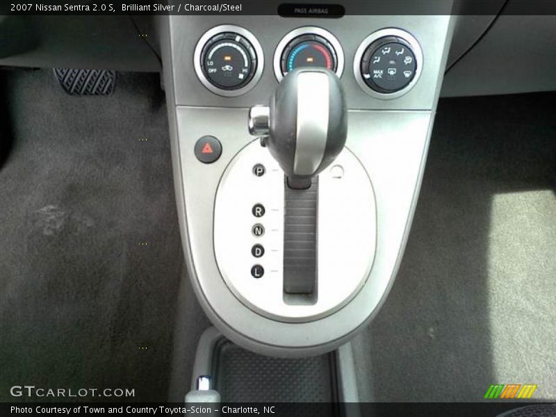 Brilliant Silver / Charcoal/Steel 2007 Nissan Sentra 2.0 S