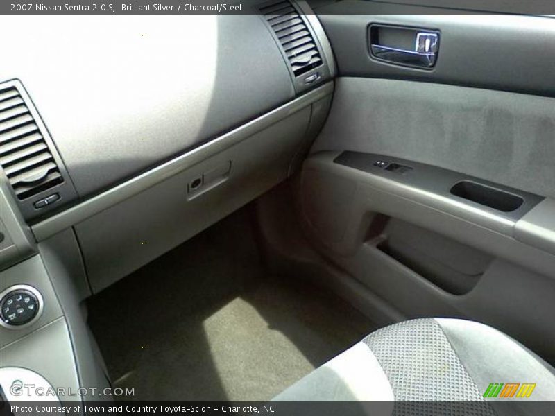 Brilliant Silver / Charcoal/Steel 2007 Nissan Sentra 2.0 S