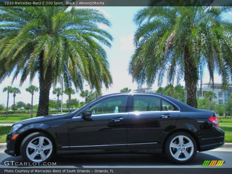 Black / Almond/Mocha 2010 Mercedes-Benz C 300 Sport