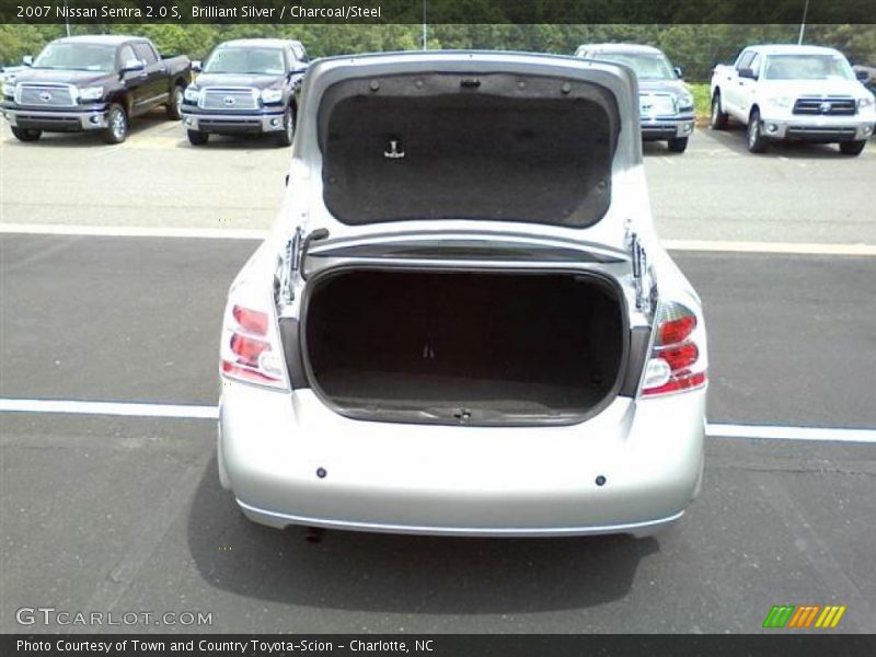 Brilliant Silver / Charcoal/Steel 2007 Nissan Sentra 2.0 S