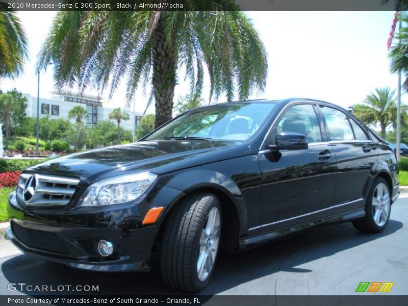 Black / Almond/Mocha 2010 Mercedes-Benz C 300 Sport