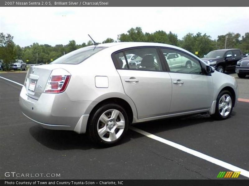 Brilliant Silver / Charcoal/Steel 2007 Nissan Sentra 2.0 S