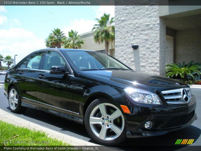 Black / Almond/Mocha 2010 Mercedes-Benz C 300 Sport