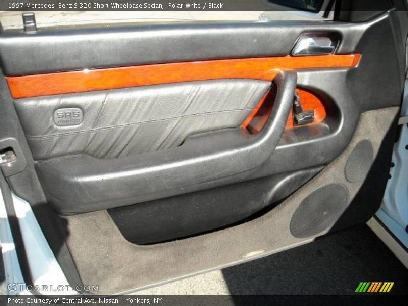 Polar White / Black 1997 Mercedes-Benz S 320 Short Wheelbase Sedan