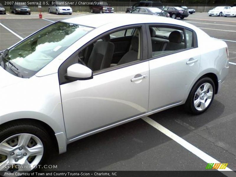 Brilliant Silver / Charcoal/Steel 2007 Nissan Sentra 2.0 S