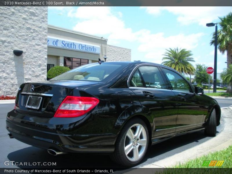 Black / Almond/Mocha 2010 Mercedes-Benz C 300 Sport