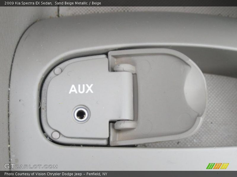 Sand Beige Metallic / Beige 2009 Kia Spectra EX Sedan