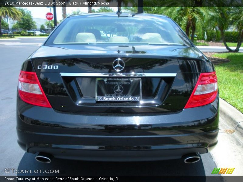 Black / Almond/Mocha 2010 Mercedes-Benz C 300 Sport