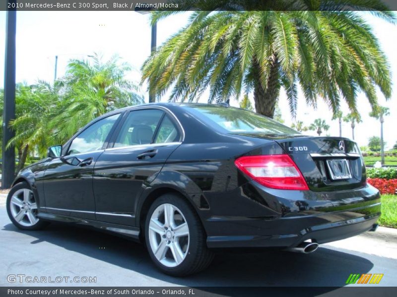 Black / Almond/Mocha 2010 Mercedes-Benz C 300 Sport