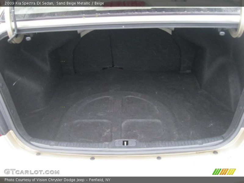 Sand Beige Metallic / Beige 2009 Kia Spectra EX Sedan