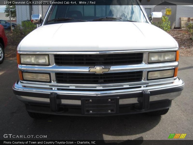 White / Red 1994 Chevrolet C/K K1500 Z71 Extended Cab 4x4
