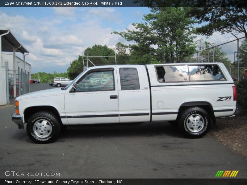  1994 C/K K1500 Z71 Extended Cab 4x4 White