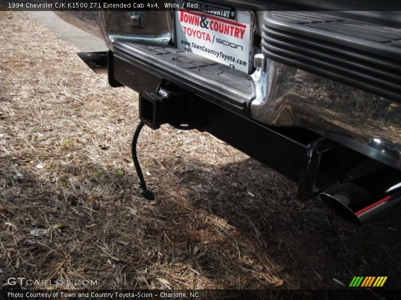 White / Red 1994 Chevrolet C/K K1500 Z71 Extended Cab 4x4