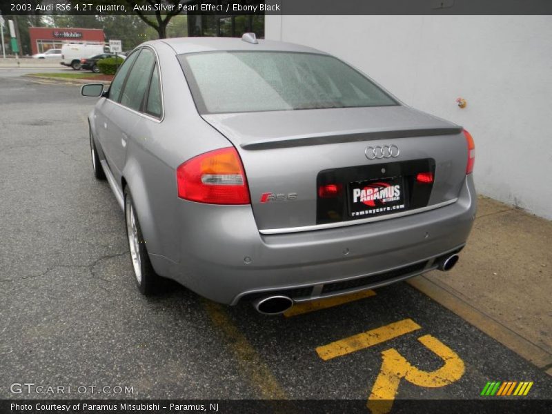 Avus Silver Pearl Effect / Ebony Black 2003 Audi RS6 4.2T quattro
