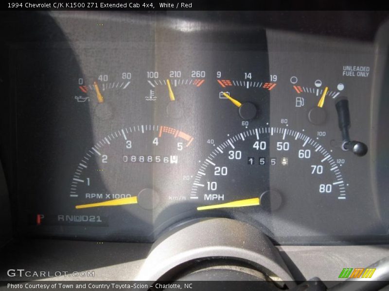  1994 C/K K1500 Z71 Extended Cab 4x4 K1500 Z71 Extended Cab 4x4 Gauges