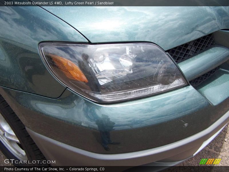 Lofty Green Pearl / Sandblast 2003 Mitsubishi Outlander LS 4WD