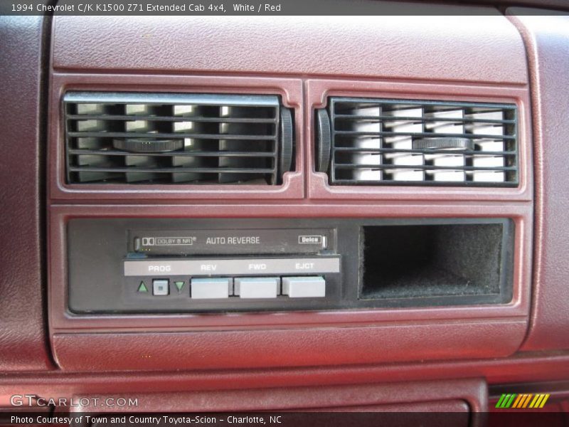 White / Red 1994 Chevrolet C/K K1500 Z71 Extended Cab 4x4