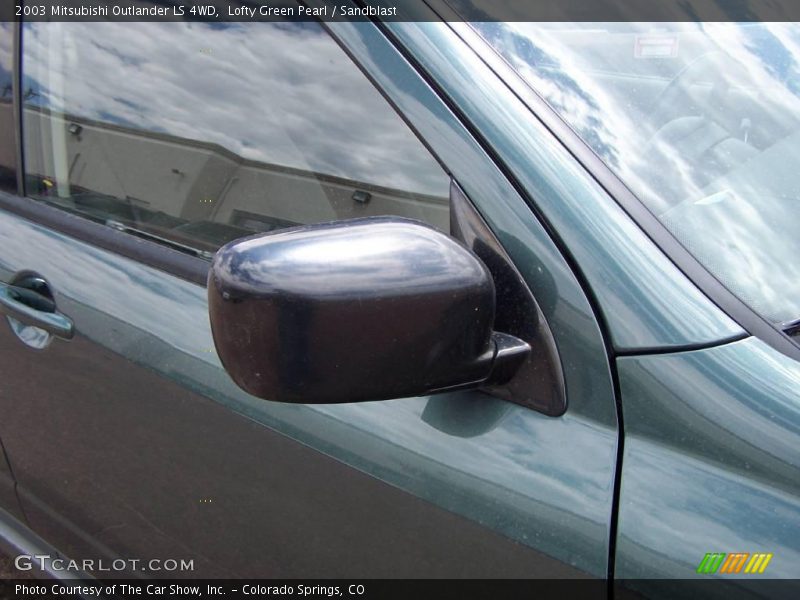 Lofty Green Pearl / Sandblast 2003 Mitsubishi Outlander LS 4WD