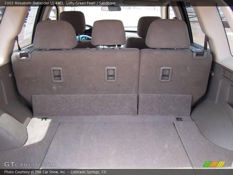Lofty Green Pearl / Sandblast 2003 Mitsubishi Outlander LS 4WD