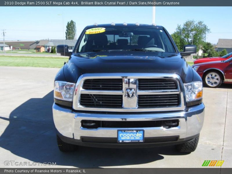 Brilliant Black Crystal Pearl / Dark Slate/Medium Graystone 2010 Dodge Ram 2500 SLT Mega Cab 4x4