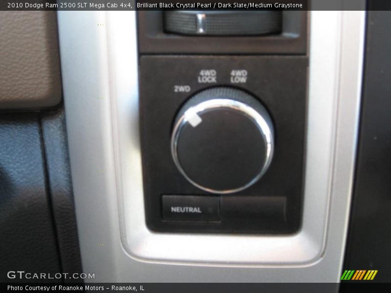 Brilliant Black Crystal Pearl / Dark Slate/Medium Graystone 2010 Dodge Ram 2500 SLT Mega Cab 4x4