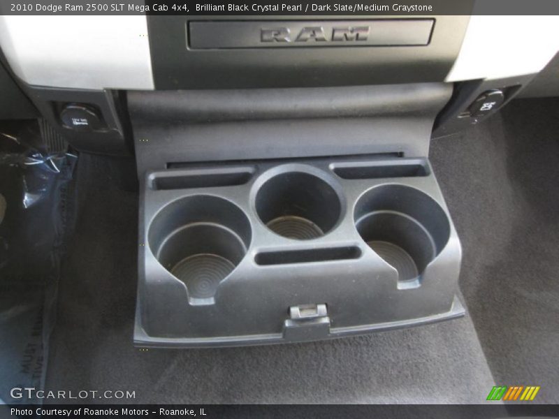 Brilliant Black Crystal Pearl / Dark Slate/Medium Graystone 2010 Dodge Ram 2500 SLT Mega Cab 4x4