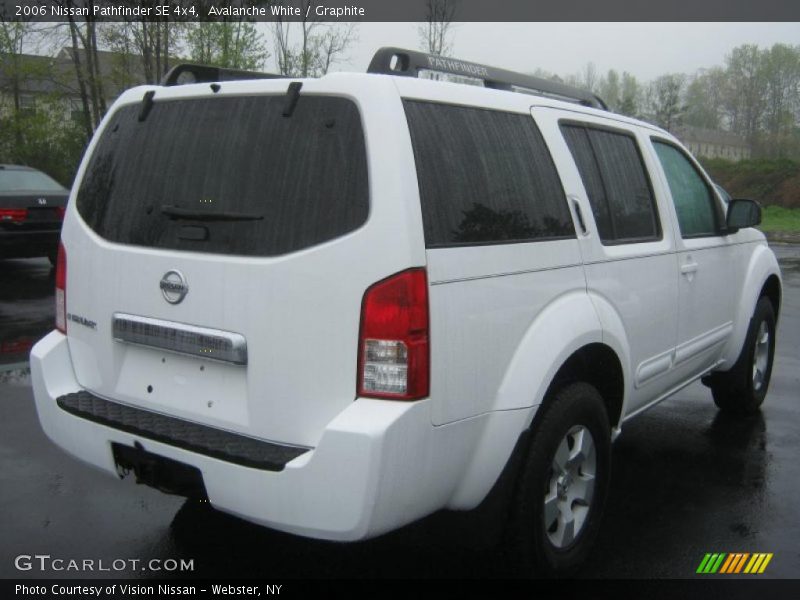 Avalanche White / Graphite 2006 Nissan Pathfinder SE 4x4