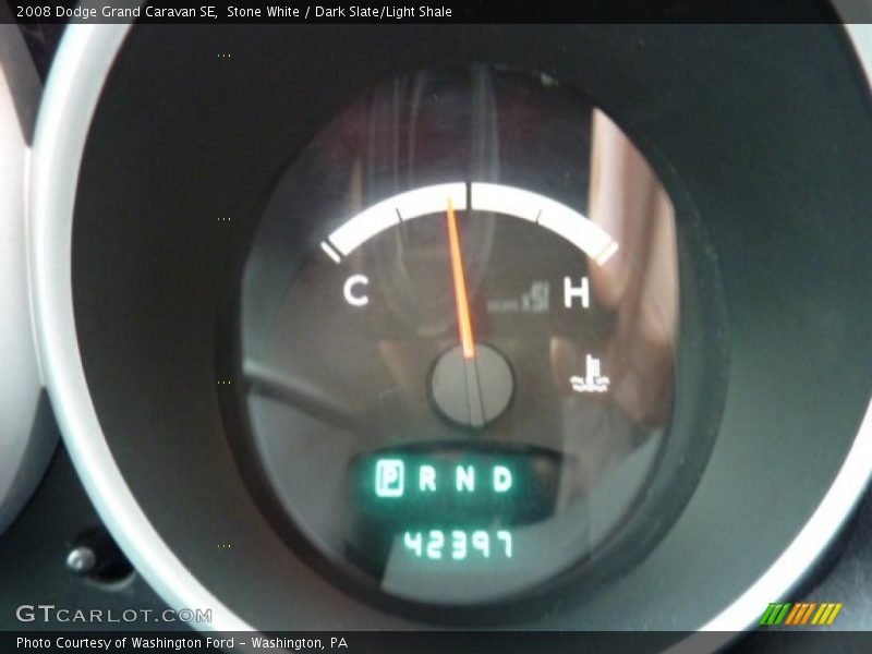Stone White / Dark Slate/Light Shale 2008 Dodge Grand Caravan SE