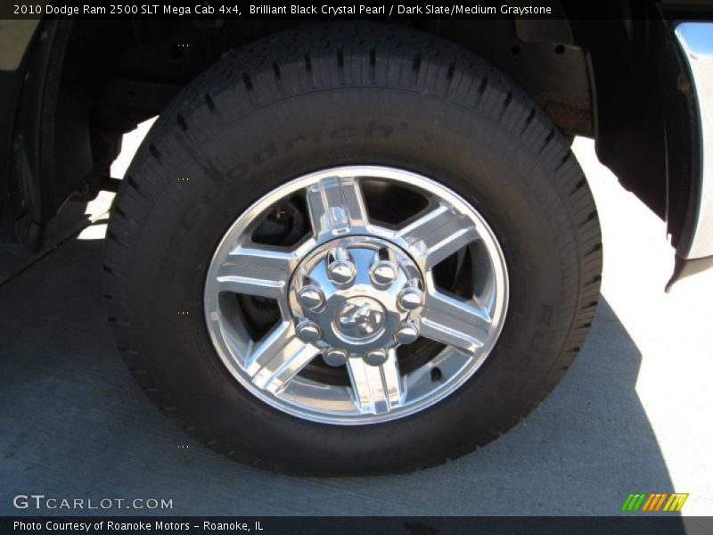 Brilliant Black Crystal Pearl / Dark Slate/Medium Graystone 2010 Dodge Ram 2500 SLT Mega Cab 4x4