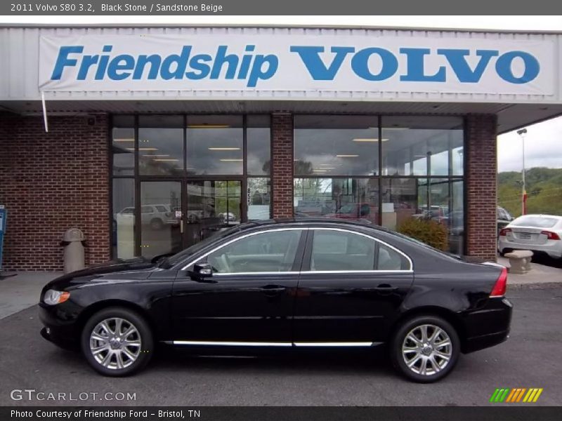 Black Stone / Sandstone Beige 2011 Volvo S80 3.2