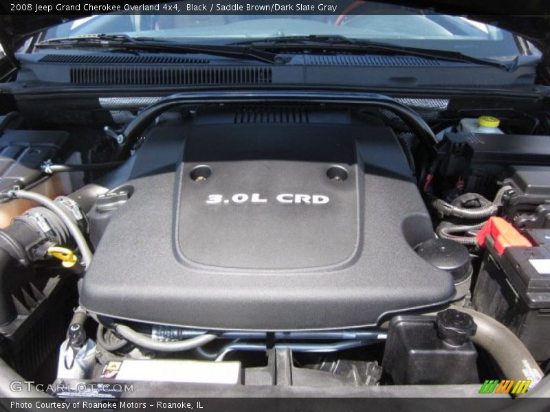 Black / Saddle Brown/Dark Slate Gray 2008 Jeep Grand Cherokee Overland 4x4