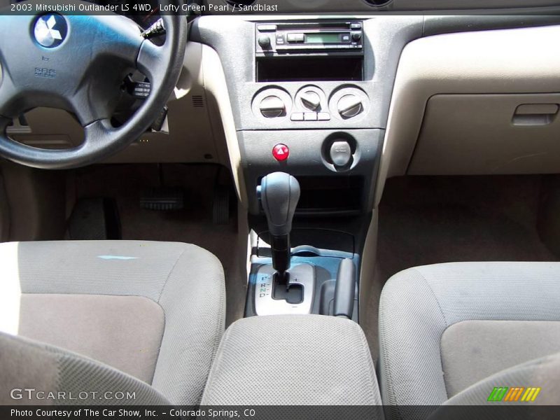 Lofty Green Pearl / Sandblast 2003 Mitsubishi Outlander LS 4WD
