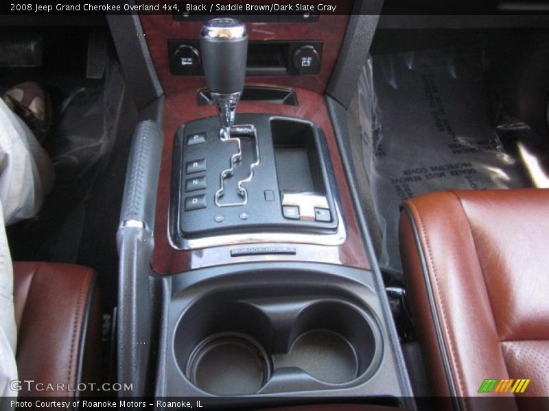 Black / Saddle Brown/Dark Slate Gray 2008 Jeep Grand Cherokee Overland 4x4