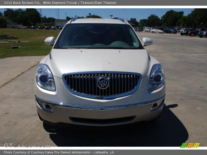 White Diamond Tricoat / Titanium/Dark Titanium 2010 Buick Enclave CXL