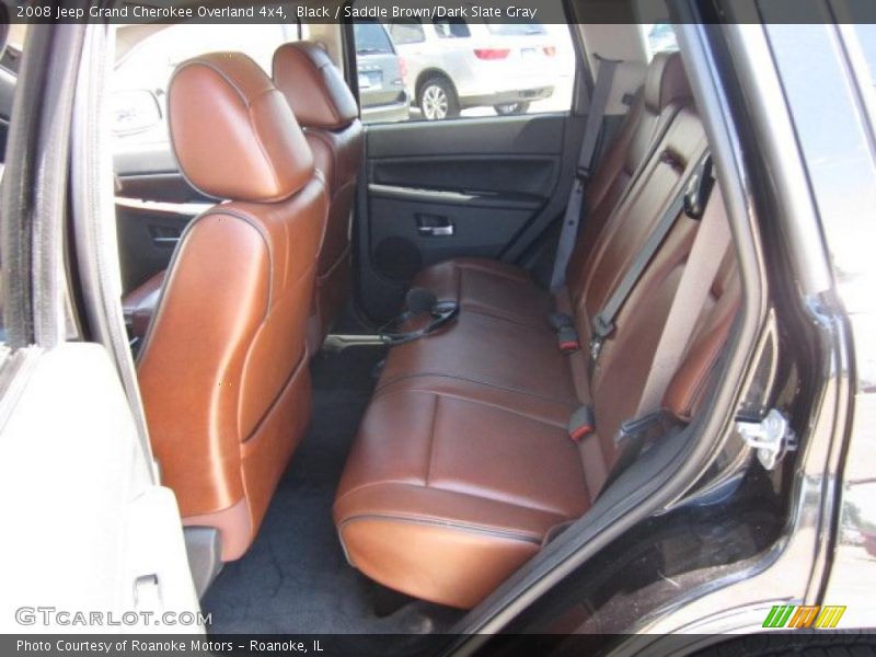  2008 Grand Cherokee Overland 4x4 Saddle Brown/Dark Slate Gray Interior
