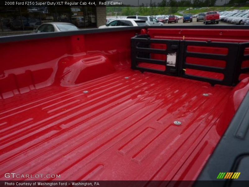 Red / Camel 2008 Ford F250 Super Duty XLT Regular Cab 4x4