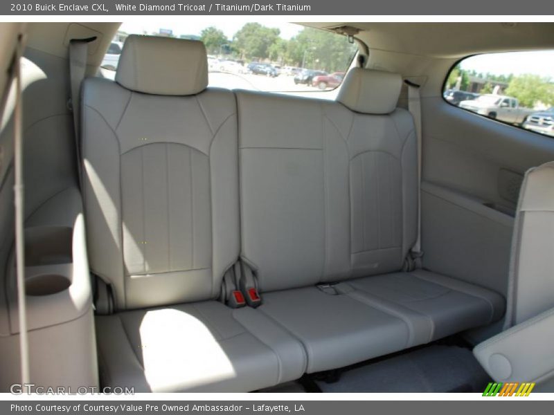White Diamond Tricoat / Titanium/Dark Titanium 2010 Buick Enclave CXL