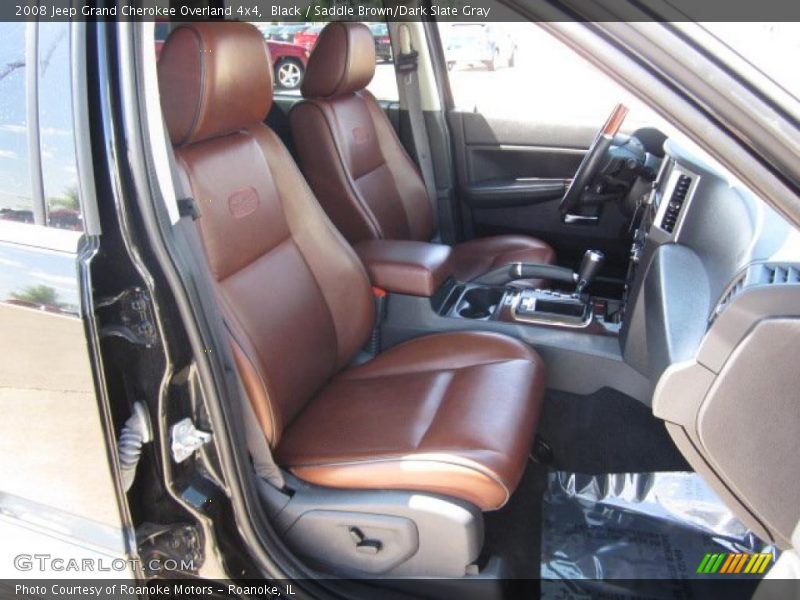  2008 Grand Cherokee Overland 4x4 Saddle Brown/Dark Slate Gray Interior