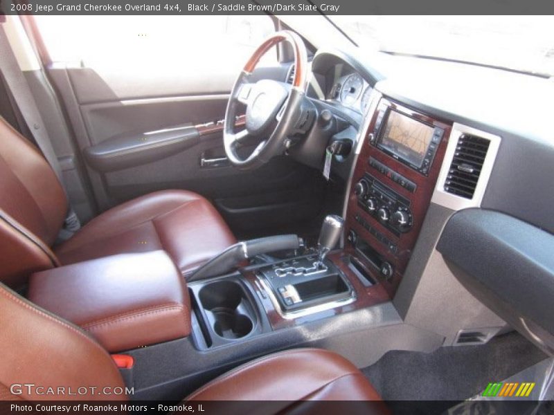  2008 Grand Cherokee Overland 4x4 Saddle Brown/Dark Slate Gray Interior