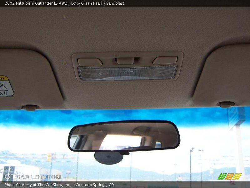 Lofty Green Pearl / Sandblast 2003 Mitsubishi Outlander LS 4WD