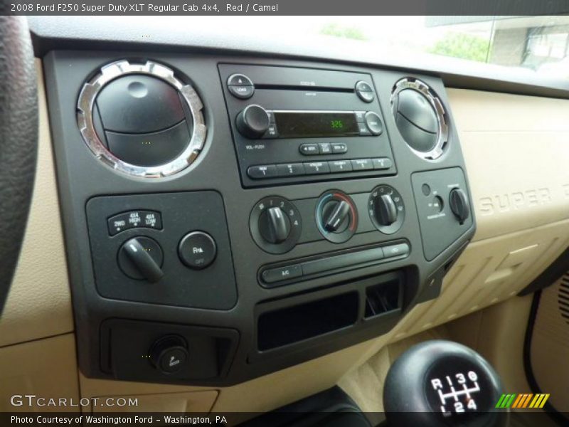 Red / Camel 2008 Ford F250 Super Duty XLT Regular Cab 4x4