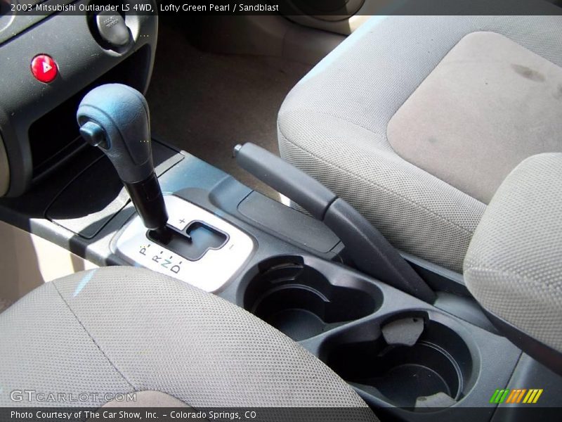 Lofty Green Pearl / Sandblast 2003 Mitsubishi Outlander LS 4WD
