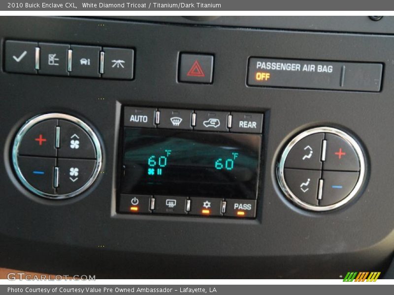 White Diamond Tricoat / Titanium/Dark Titanium 2010 Buick Enclave CXL